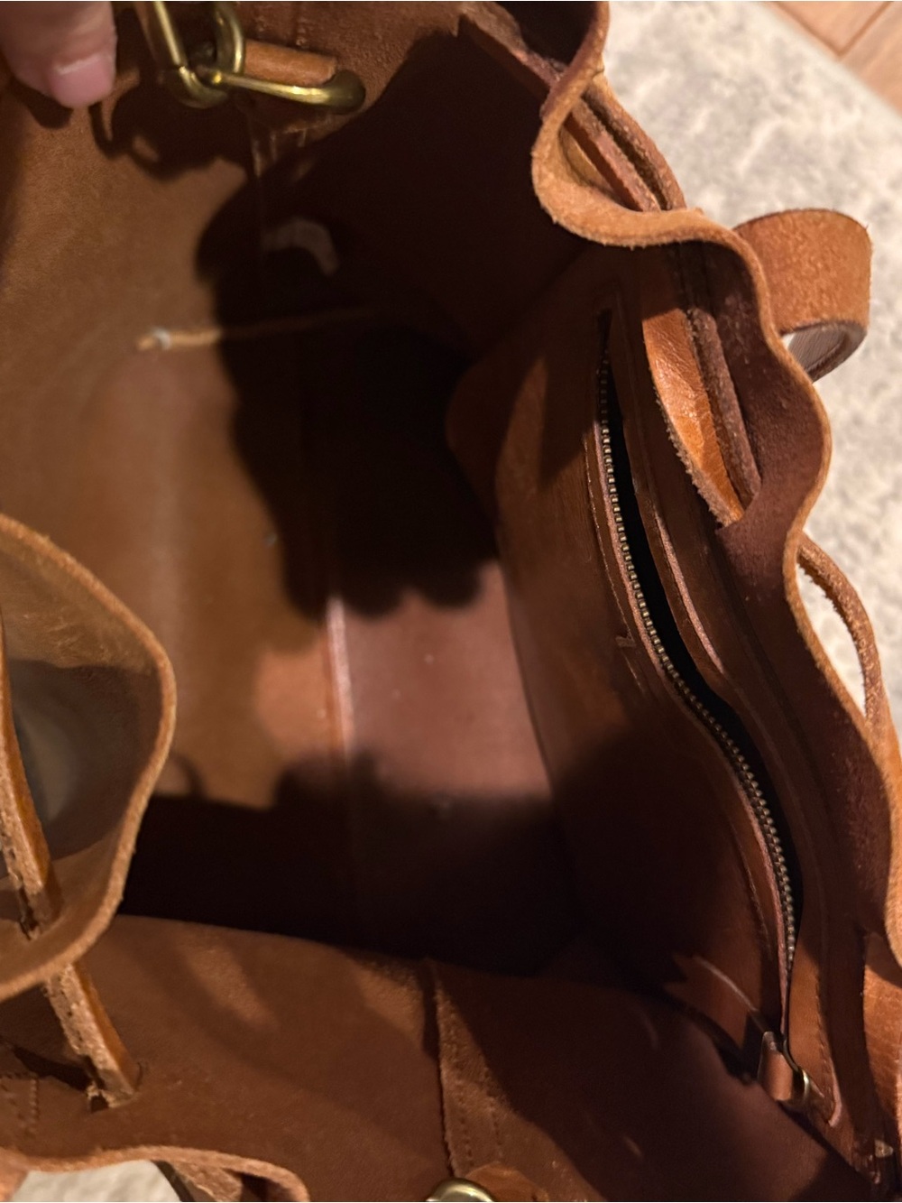Madewell Drawstring Transport Tote Bag - Picture 4 of 7